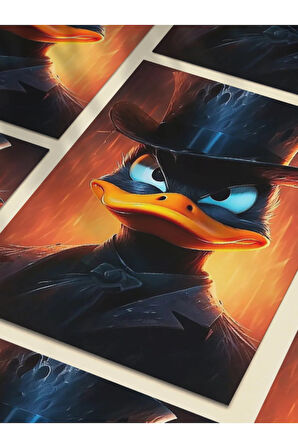 Ördek Teması, Özel Tasarım Kağıt Poster, Duvar Sanatı