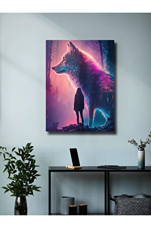 Kurt Teması, Özel Tasarım Kağıt Poster, Duvar Sanatı