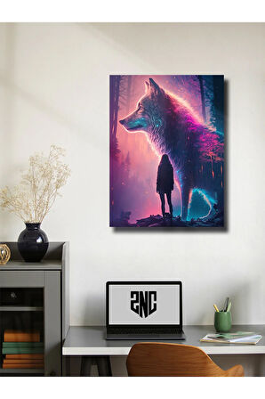 Kurt Teması, Özel Tasarım Kağıt Poster, Duvar Sanatı