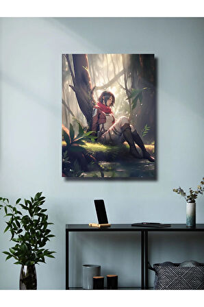 Mikasa Akerman - Attack On Titan - Anime & Manga Posterleri, Özel Tasarım Kağıt Poster