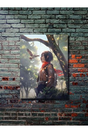 Mikasa Akerman - Attack On Titan - Anime & Manga Posterleri, Özel Tasarım Kağıt Poster
