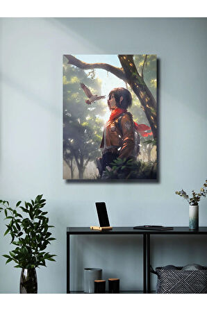 Mikasa Akerman - Attack On Titan - Anime & Manga Posterleri, Özel Tasarım Kağıt Poster