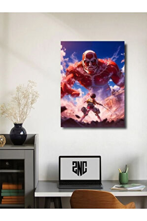 Attack On Titan - Anime & Manga Posterleri, Özel Tasarım Kağıt Poster, Duvar Sanatı