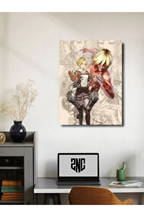 Attack On Titan - Anime & Manga Posterleri, Özel Tasarım Kağıt Poster, Duvar Sanatı