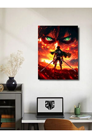 Attack On Titan - Anime & Manga Posterleri, Özel Tasarım Kağıt Poster, Duvar Sanatı