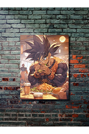 Goku, Dragon Ball Poster, Özel Tasarım Kağıt Poster, Duvar Sanatı