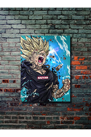 Goku - Dragon Ball - Anime & Manga Posterleri, Özel Tasarım Kağıt Poster