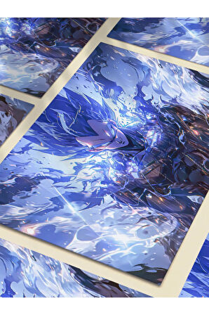 Goku - Dragon Ball - Anime & Manga Posterleri, Özel Tasarım Kağıt Poster