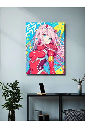 Zero Two - Darling in the FranXX - Anime & Manga Posterleri, Özel Tasarım Kağıt Poster