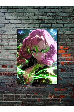 Mitsuri Kanroji - Demon Slayer - Anime & Manga Posterleri, Özel Tasarım Kağıt Poster