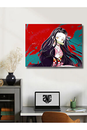 Nezuko - Demon Slayer - Anime & Manga Posterleri, Özel Tasarım Kağıt Poster
