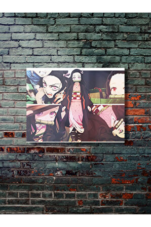 Nezuko - Demon Slayer - Anime & Manga Posterleri, Özel Tasarım Kağıt Poster