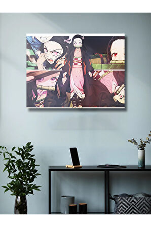 Nezuko - Demon Slayer - Anime & Manga Posterleri, Özel Tasarım Kağıt Poster