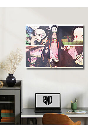 Nezuko - Demon Slayer - Anime & Manga Posterleri, Özel Tasarım Kağıt Poster