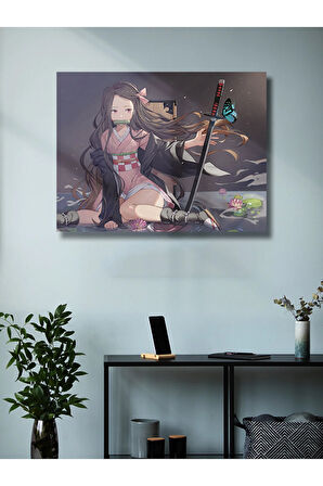 Nezuko - Demon Slayer - Anime & Manga Posterleri, Özel Tasarım Kağıt Poster