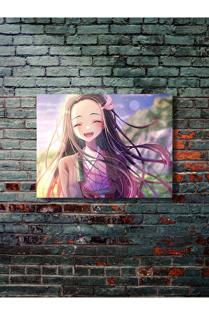 Nezuko - Demon Slayer - Anime & Manga Posterleri, Özel Tasarım Kağıt Poster