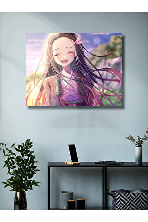 Nezuko - Demon Slayer - Anime & Manga Posterleri, Özel Tasarım Kağıt Poster