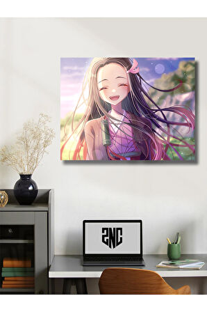 Nezuko - Demon Slayer - Anime & Manga Posterleri, Özel Tasarım Kağıt Poster