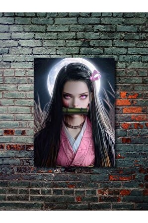 Nezuko - Demon Slayer - Anime & Manga Posterleri, Özel Tasarım Kağıt Poster