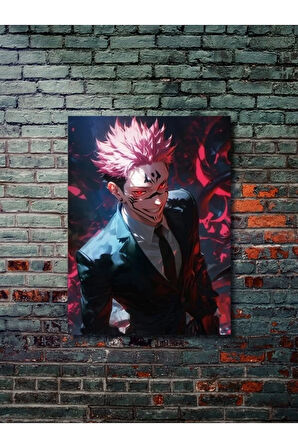 Ryomen Sukuna - Jujutsu Kaisen, Anime - Manga Serisi, Özel Tasarım Kağıt Poster, Duvar Sanatı
