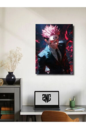 Ryomen Sukuna - Jujutsu Kaisen, Anime - Manga Serisi, Özel Tasarım Kağıt Poster, Duvar Sanatı