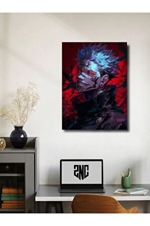 Ryomen Sukuna - Jujutsu Kaisen, Anime - Manga Serisi, Özel Tasarım Kağıt Poster, Duvar Sanatı