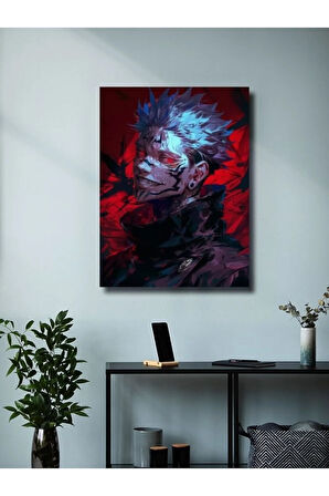Ryomen Sukuna - Jujutsu Kaisen, Anime - Manga Serisi, Özel Tasarım Kağıt Poster, Duvar Sanatı