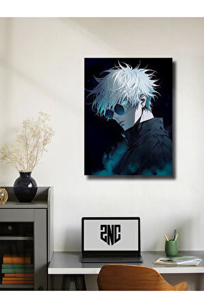 Satoru Gojo, Jujutsu Kaisen, Özel Tasarım Kağıt Poster, Duvar Sanatı