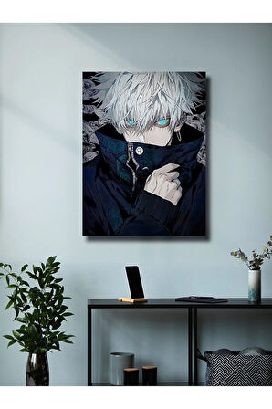 Satoru Gojo, Jujutsu Kaisen, Özel Tasarım Kağıt Poster, Duvar Sanatı