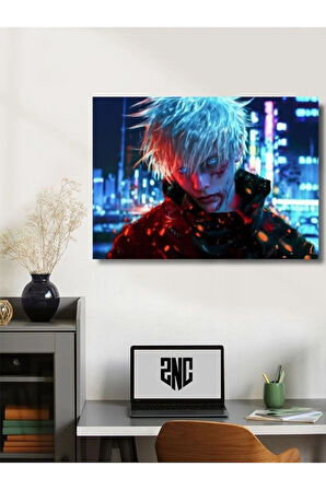 Satoru Gojo - Jujutsu Kaisen, Anime - Manga Serisi, Özel Tasarım Kağıt Poster, Duvar Sanatı