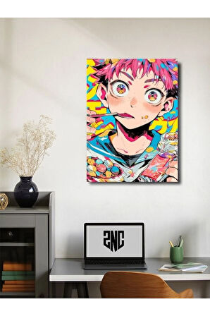 Satoru Gojo - Jujutsu Kaisen - Anime & Manga Posterleri, Özel Tasarım Kağıt Poster