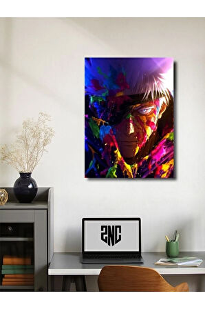 Satoru Gojo - Jujutsu Kaisen, Anime - Manga Serisi, Özel Tasarım Kağıt Poster, Duvar Sanatı