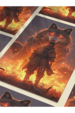 Özel Tasarım Anime Posteri, Özel Tasarım Kağıt Poster, Duvar Sanatı