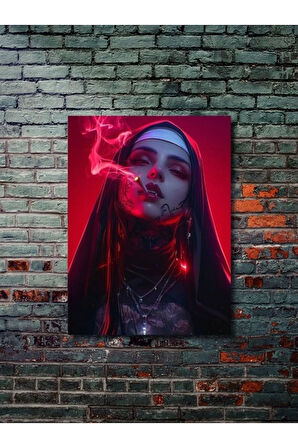 Demon Girl – Anime ve Manga Dünyasının Gizemli Karakteri, Özel Tasarım Kağıt Poster, Duvar Sanatı