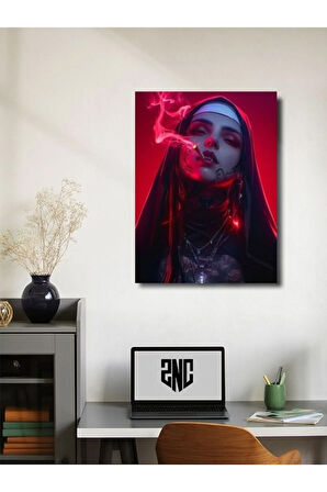 Demon Girl – Anime ve Manga Dünyasının Gizemli Karakteri, Özel Tasarım Kağıt Poster, Duvar Sanatı