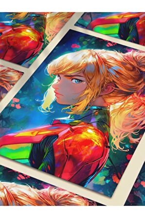 Asuka Langley Soryu - Neon Genesis Evangelion - Anime & Manga Posterleri, Özel Tasarım Kağıt Poster