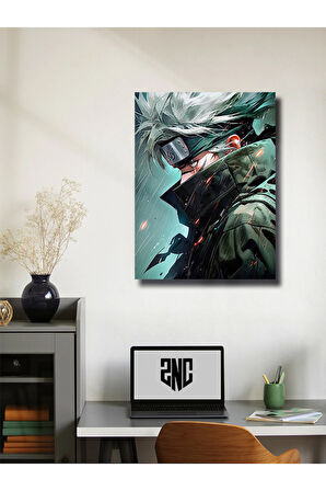 Kakashi Hatake - Naruto - Anime Posterleri, Özel Tasarım Kağıt Poster, Duvar Sanatı