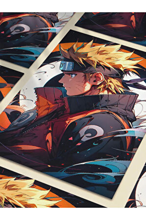 Naruto, Naruto Posterleri, Özel Tasarım Kağıt Poster, Duvar Sanatı