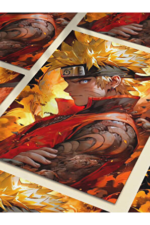 Naruto - Naruto - Anime Posterleri, Özel Tasarım Kağıt Poster, Duvar Sanatı