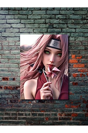 Sakura - Naruto - Anime & Manga Posterleri, Özel Tasarım Kağıt Poster