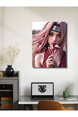 Sakura - Naruto - Anime & Manga Posterleri, Özel Tasarım Kağıt Poster