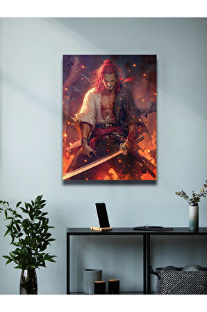 Shanks - One Piece - Anime & Manga Posterleri, Özel Tasarım Kağıt Poster, Duvar Sanatı