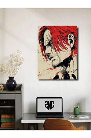 Shanks - One Piece - Anime & Manga Posterleri, Özel Tasarım Kağıt Poster