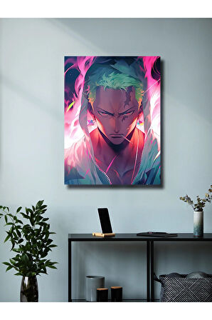 Zoro - One Piece - Anime Posterleri, Özel Tasarım Kağıt Poster, Duvar Sanatı