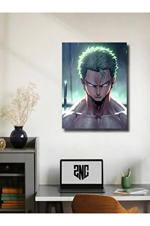 Zoro - One Piece - Anime & Manga Posterleri, Özel Tasarım Kağıt Poster