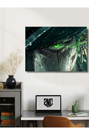 Zoro - One Piece, Anime - Manga Serisi, Özel Tasarım Kağıt Poster, Duvar Sanatı