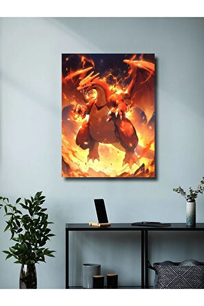 Charizard - Pokemon - Anime & Manga Posterleri, Özel Tasarım Kağıt Poster