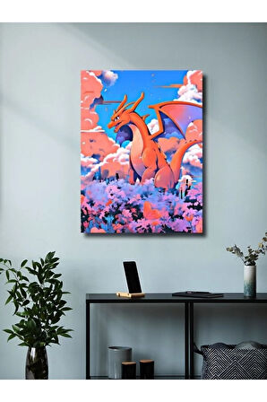Charizard - Pokemon - Anime & Manga Posterleri, Özel Tasarım Kağıt Poster