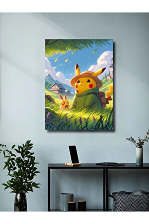Pikachu - Pokemon - Anime & Manga Posterleri, Özel Tasarım Kağıt Poster