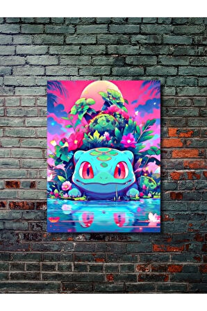 Bulbasaur - Pokemon - Anime & Manga Posterleri, Özel Tasarım Kağıt Poster